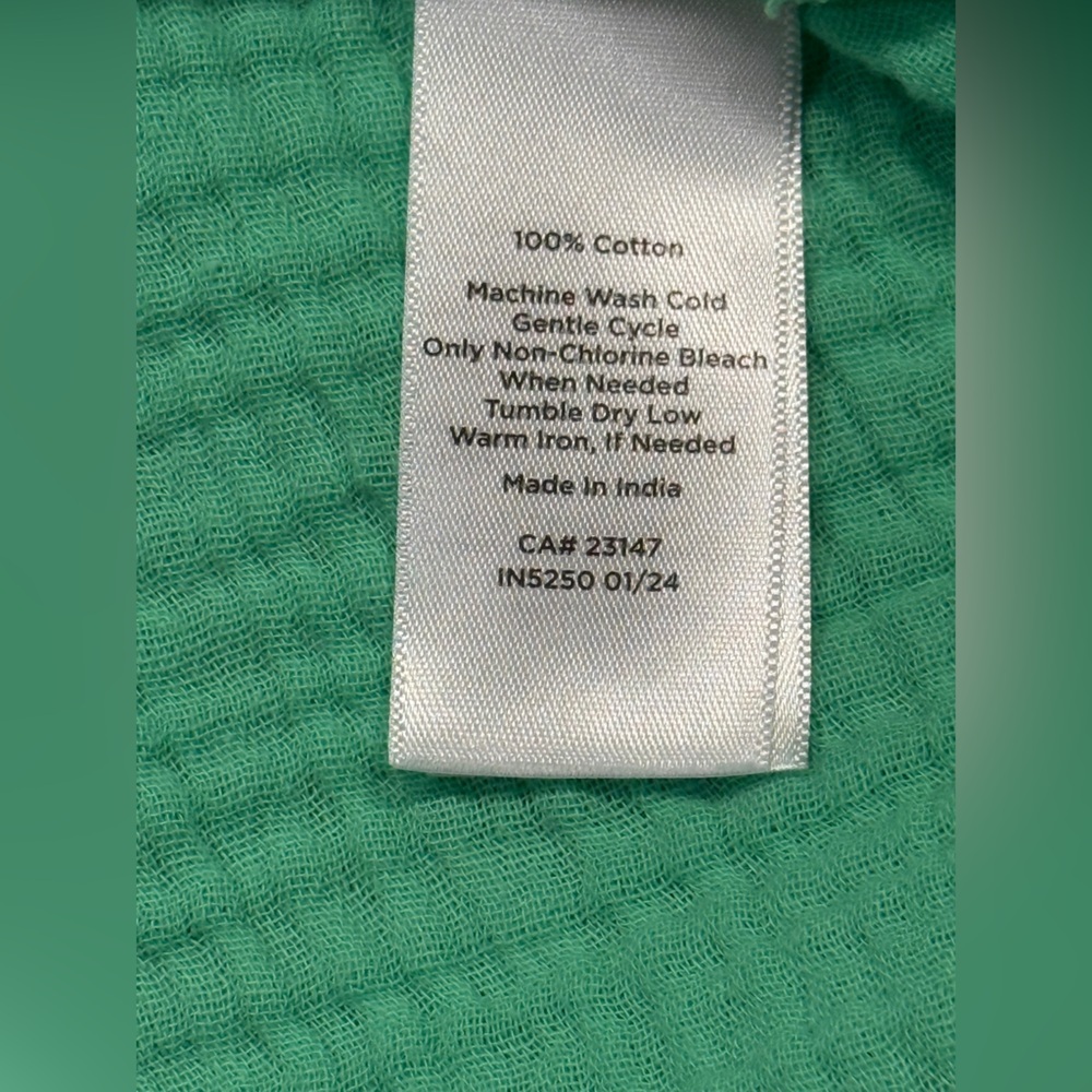 Talbots Airy Gauze Tie Sleeve Top - Picture 8 of 11